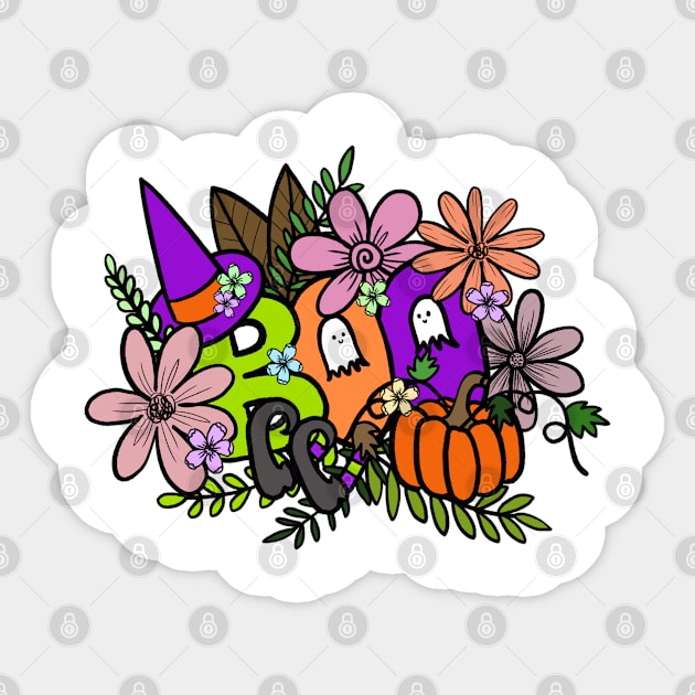 Boo Sticker by Shine Design Blossom